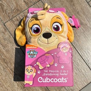 Nickelodeon Paw Patrol Skye Cubcoats Transforming Full Zip Hoodie NWT HTF